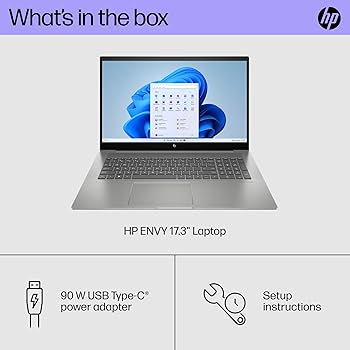 Amazon.com: HP Envy 17 inch Laptop, FHD Touch Display, 13th